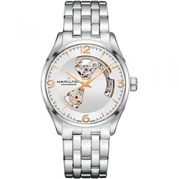Reloj automático Hamilton Jazzmaster Open Heart de acero para hombre, 42 mm H32705151