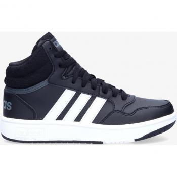 Adidas Hoops Mid 3.0 Kids Sneakers - Black, Size 32