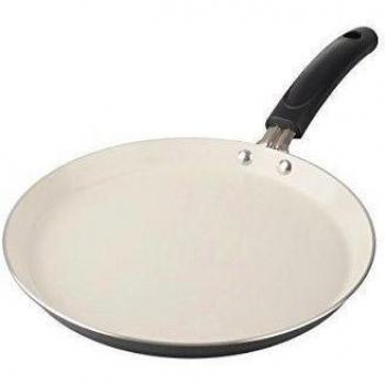 Mehrzer 100004 - Sartén para crepes, de cerámica Swiss Ilag, antiadherente, esmaltada, 25 cm