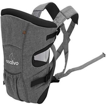 Asalvo - Marsupio, Color gris melange