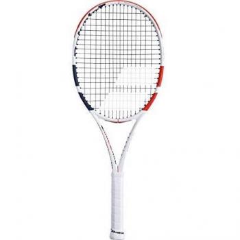 BABOLAT Pure Strike 100 S NC Raqueta, Adultos Unisex, Blanc Rouge Noir