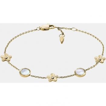 Pulsera de Acero y Nácar Val Vintage Vacation Blanca