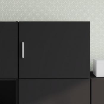 Armario de pared de madera de ingeniería negro 50x42,5x40 cm vidaXL