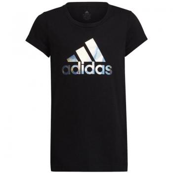 Camiseta Adidas G M Tee Negra Modelo Hd4407 para Niño, Manga corta, Color negro, Talla 140