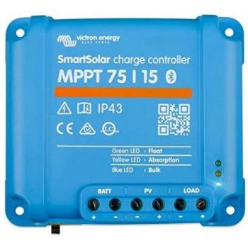 Controlador de carga solar Victron SmartSolar MPPT 75/15 con tecnología inteligente