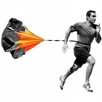 Champro Speed Chute (Negro/Naranja, tamaño Mediano/(10 cm)