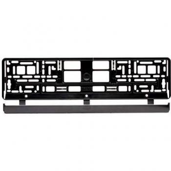 Portatarga VIRAGE 93-001, soporte negro para matrícula