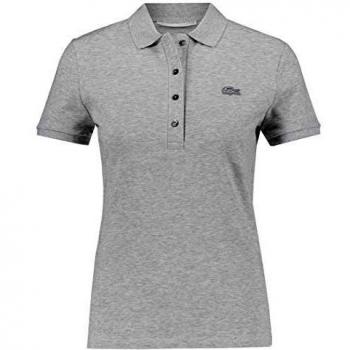 Lacoste Polo Basic Gris para Mujer 44