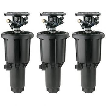 Aspersor Automático Rain Bird Maxi Paw - Pack 3, Rosca 1/2 y 3/4, Alta Eficiencia, Alcance de 6,70 a 13,70 mts, Ideal para Agua S