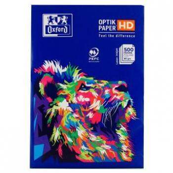Papel A4 80g/m² Optik Oxford - Paquete de 500 hojas - Papel de calidad premium para estudio y oficina - Ideal para impresoras láser e inkjet - PEFC certificado