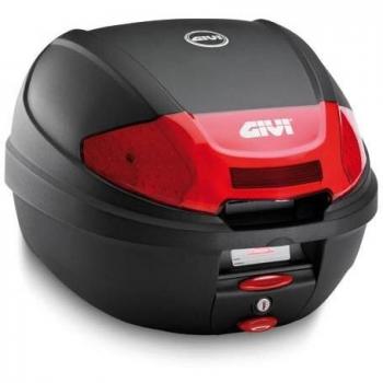 Givi E300N2 Monolock Baúl con Cierre Nuevo con Placa Negro Mate, Carga Máxima 3 Kg