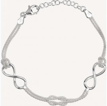 Pulsera Vidal & Vidal Esentials con doble infinito de plata