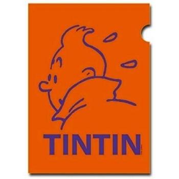 Moulinsart Carpeta dossier A4 Las Aventuras de Tintín Perfil Naranja