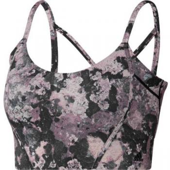 Adidas Yoga Light-Support Long Line All Over Print Sujetador Deportivo Mujeres - Multicolor