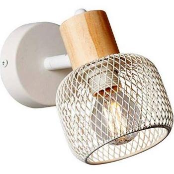 Foco decorativo Giada blanco E14 25W sin fuente luminosa