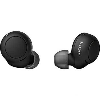 Sony WF-C500 - Auriculares True Wireless, Hasta 20 horas de autonomía con funda de carga, Compatible con Voice Assistant, Micrófono incorporado para llamadas telefónicas, Conexión Bluetooth, Negro