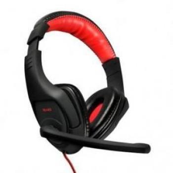 Mars Gaming MH1 Auriculares de Diadema con Micrófono Abatible, Conector Jack 3.5mm, Altavoces de 40mm Neodimio, Ultra-Bass, Reducción de R
