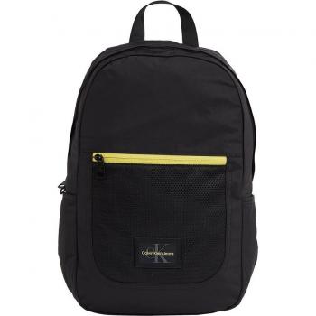 Calvin Klein Jeans - Mochila hombre negra con logo CKJ
