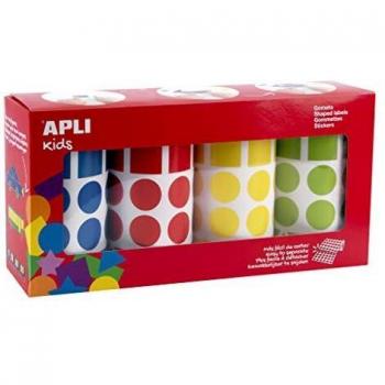 APLI Kids 18804 - Pack de 8260 gomets en 4 rollos