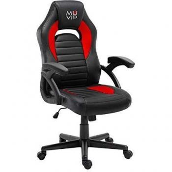 MUVIP Silla Gaming GM900 Negro/Rojo