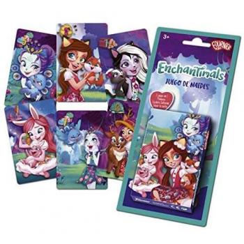 Fournier- ENCHANTIMALS Baraja de Cartas Infantil,