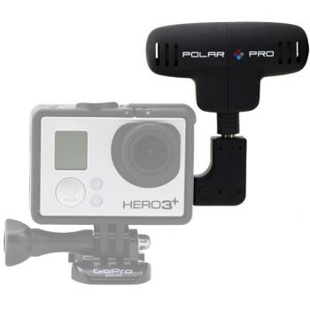 Polar Pro Pro Mic - Micrófono externo para videocámara GoPro Hero 3+, negro
