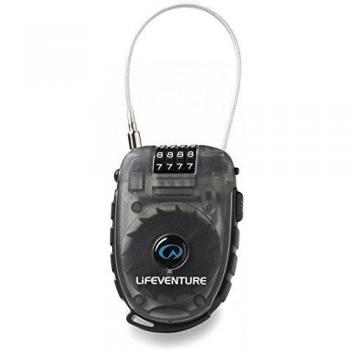 Lifeventure 4 Dial Combination Cable Travel Padlocks