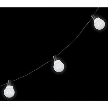 Guirnalda de luces LED 10 esferas 6 metros cálidas