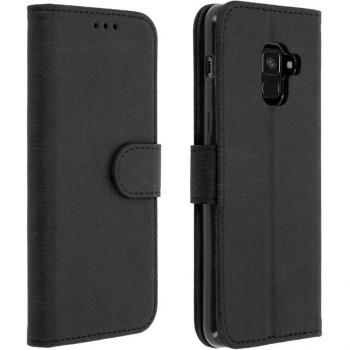Funda Cartera Avizar Negra para Samsung Galaxy A8