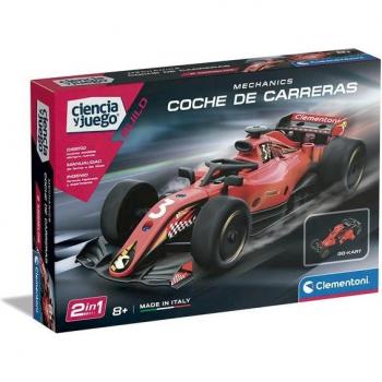 Coche de carreras Mechanics Ciencia - Coche de Fórmula 1 de Clementoni, incluye piezas para ensamblar, manual de instrucciones, fomenta habilidades STEM, adecuado para niños a partir de 8 años