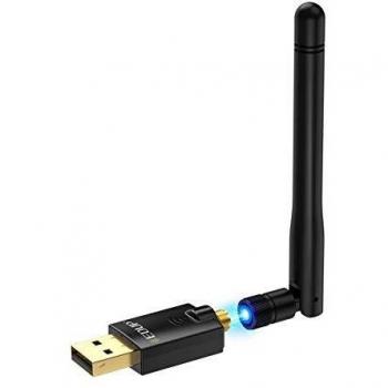 EDUP AC600Mbps USB WiFi Dongle, Dual Band WiFi Adapter with High Gain Antenna for PC/Desktop/Laptop, Supports Windows10/8.1/8/7/XP/Vista, Mac OS X 10.6-10.15