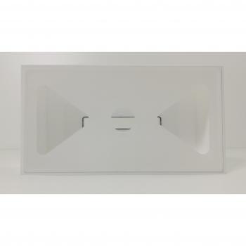 Gedy RA080200000 Portapañuelos, Blanco, 25x13,5x7,5 cm