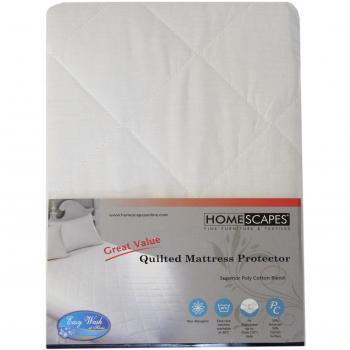 Homescapes Protector de colchón acolchado de Lujo de 140 x 190 antiacaros y Hipoalergénico