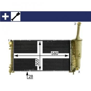 Radiador de motor MAHLE ORIGINAL CR 2010 000S para FIAT y LANCIA
