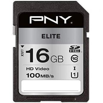 Tarjeta de memoria PNY Elite SDHC 16 GB UHS-I Clase 10