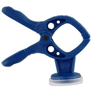 wolfcraft Mini-pinza con resorte con imán microfix XS I 3010000 I Las pinzas magnéticas se adhieren a todas las superficies metálicas y pueden aplicarse también con objetos pesados, gruesos y amorfos.