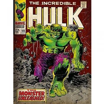Canvas Marvel Retro Hulk Retro 30X40