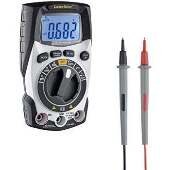 Multímetro Digital Compacto Laserliner Pocket XP 600V 10A CAT III/CAT IV