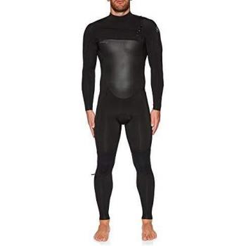 ONeill Traje de Neopreno con Cremallera en el Pecho para Hombre Epic 4 / 3mm Negro 5354 - Seamless Paddlezones. Fluidflex Firewall. Costuras GBS. Krypto Knee Padz
