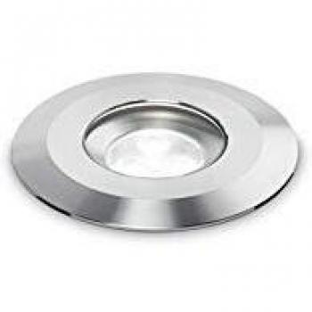 Empotrable de jardín Park LED Acero 1 bombilla 10,5 cm