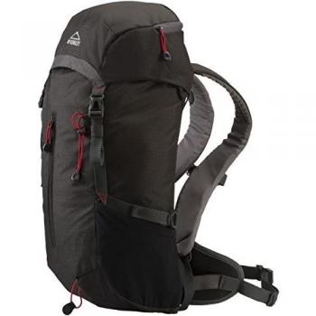 McKinley Northern Light 11 litros mochila de senderismo, color  - BLACK/ANTHRACITE/RED, tamaño 18