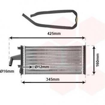 Radiador de calefacción VAN WEZEL 28006019, tipo: calentador, características: diseño eficiente, fácil instalación, compatible con vehículos específicos