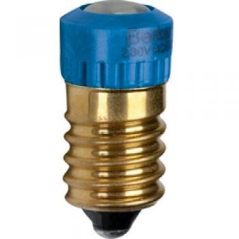 Lámpara LED E14 230V Azul 167904