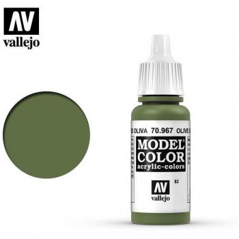 Pintura Vallejo Color Verde Oliva 17 ml