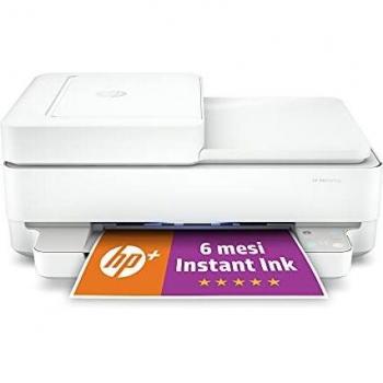 HP ENVY 6430e All-in-One Printer, 1200x1200 DPI, 10 PPM, 128MB, Print/Copy/Scan/Fax, Wireless Connectivity, Duplex Printing, HP+ Enabled with 3