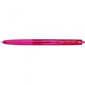Pilot Super Grip G Ballpoint Pen Medium Pink Pack of 12 4902505552182 PI55218