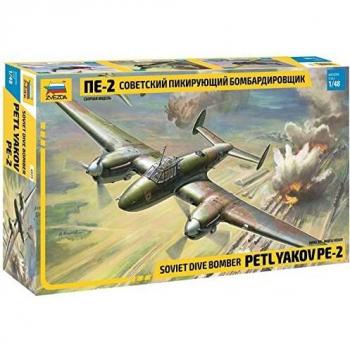 Zvezda 1/48 Soviética Bombardero PE2 Petliakov PE-2 # 4809