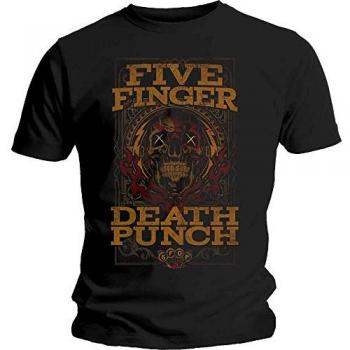 Five Finger Death Punch - Wanted - Men's Metal T-Shirt - Black - Size S - 100% Cotton