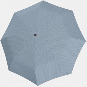Paraguas plegable automático Knirps Vision Ecofriendly, ideal para días lluviosos y respetuoso con el medio ambiente.