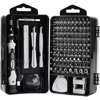 YINSAN 120 in 1 Precision Screwdrivers Set, Mini Screwdriver Set DIY Repair Tools Kit for iPhone, Laptop, PC, Watch, Glasses and Other Electronices, Small Screwdriver Kit with Magnetic Memory Mat